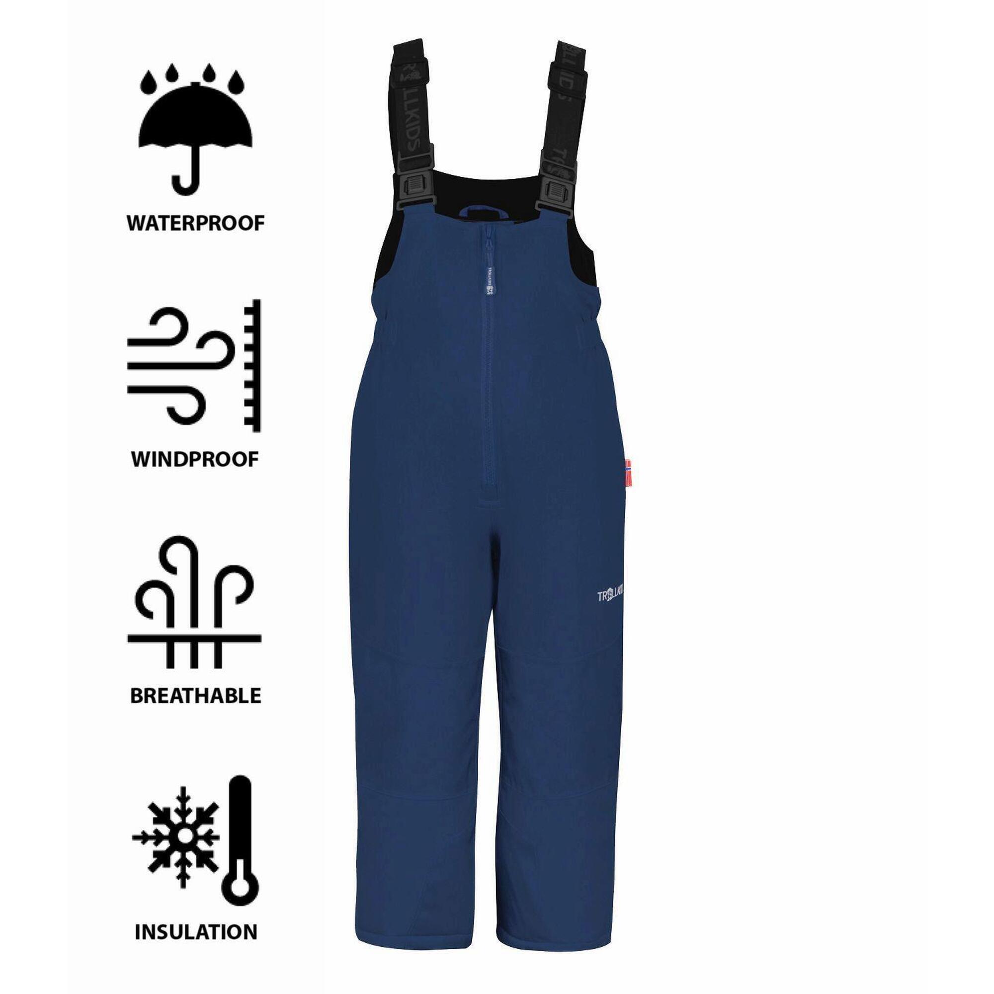 Pantalon de ski enfant Nordkapp Imperméable, respirant et isolant Bleu mystique 3/3