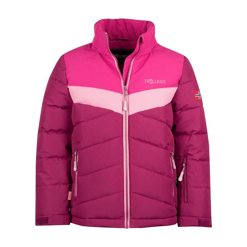 Mädchen Winterjacke Gryllefjord Pflaume/Feuerbeere/Violett