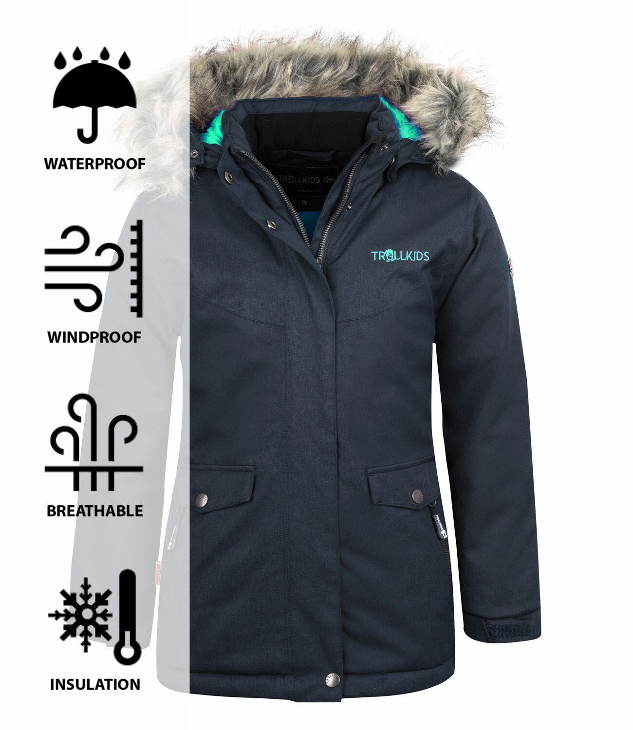 Manteau d'hiver fille Oslo XT Imperméable Anthracite / Hommes the 3/3