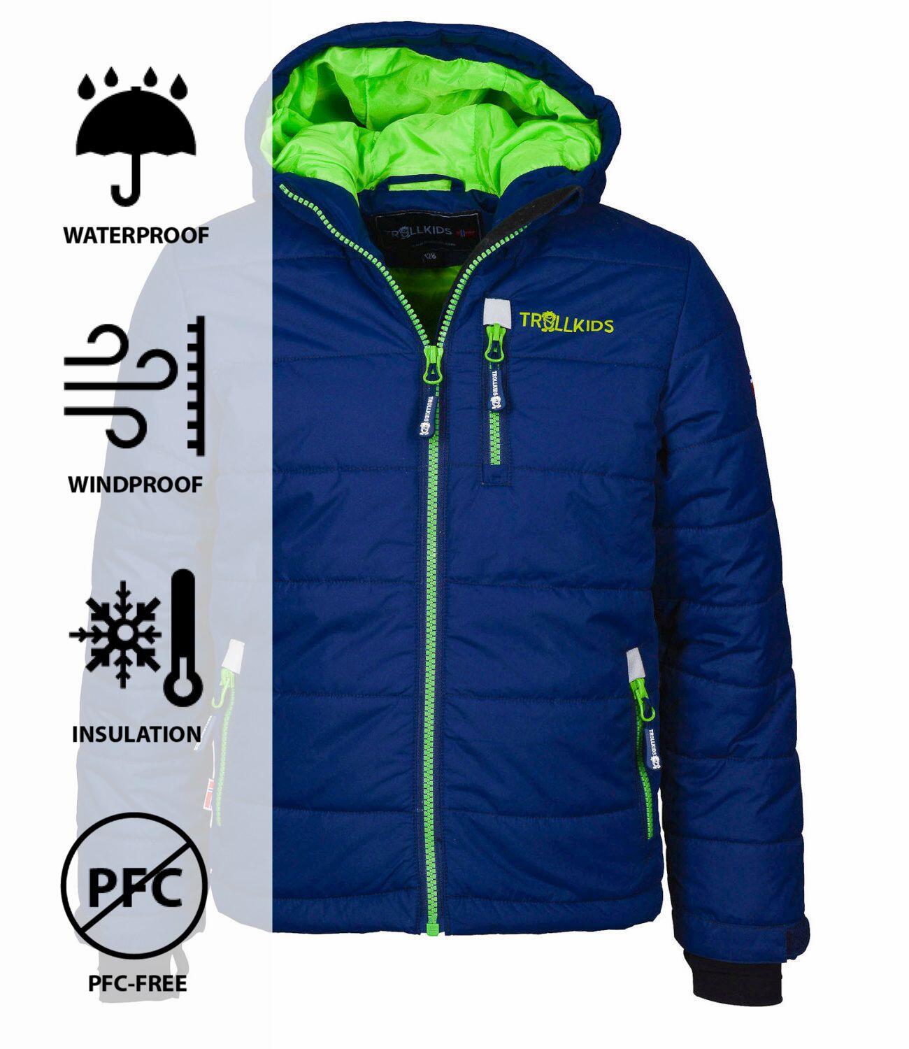 Kinder Winterjas Hemsedal Waterdicht Winddicht Marineblauw 3/3