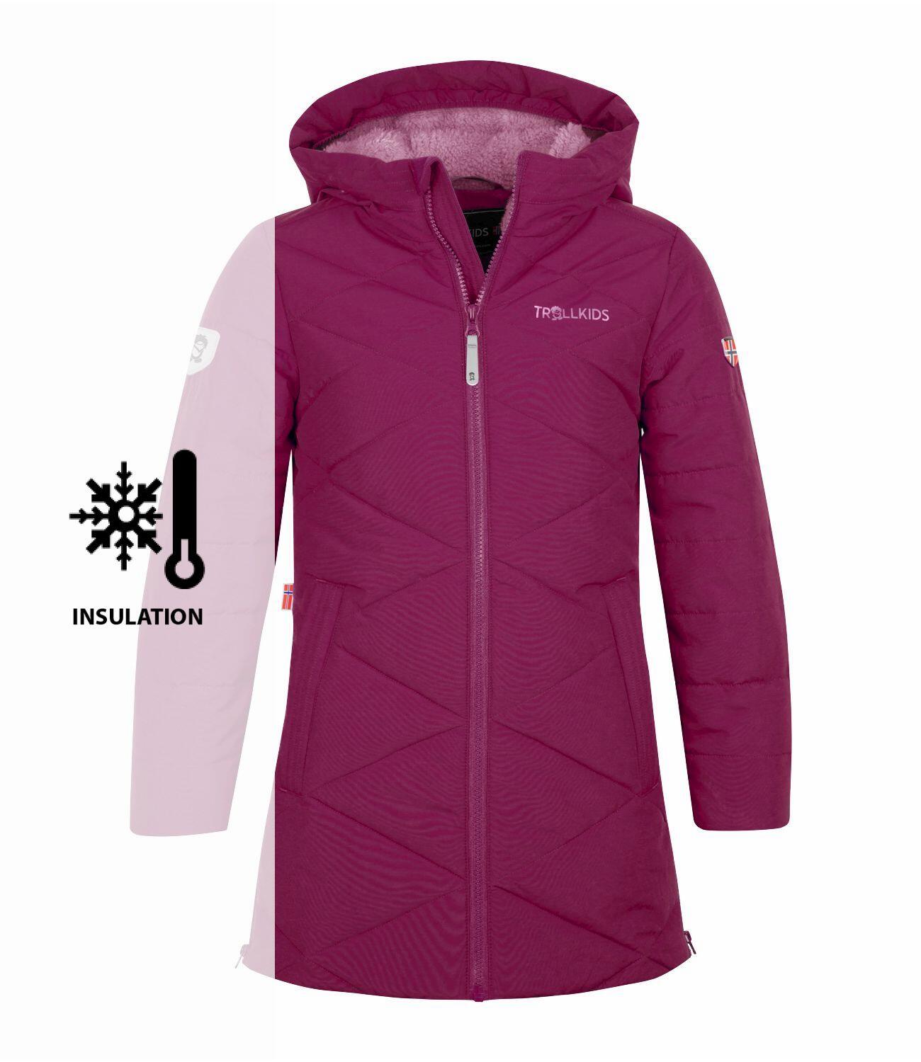 Manteau d'hiver fille Bergen prune/violet 4/4