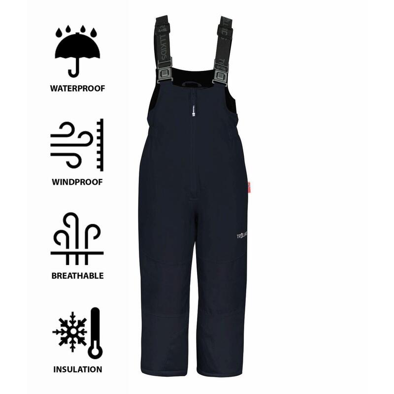 Pantalon de ski enfant Nordkapp Imperméable, respirant et isolant Noir