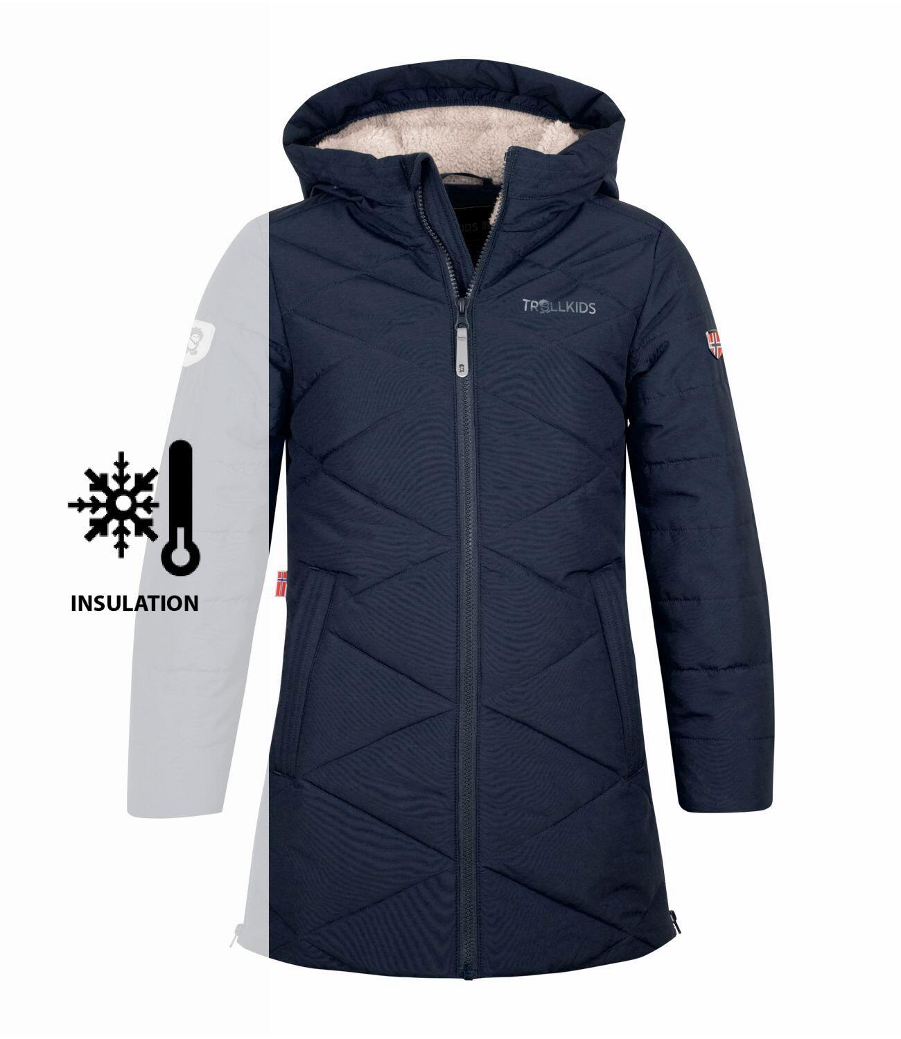 Manteau d'hiver Bergen fille bleu marine 4/4