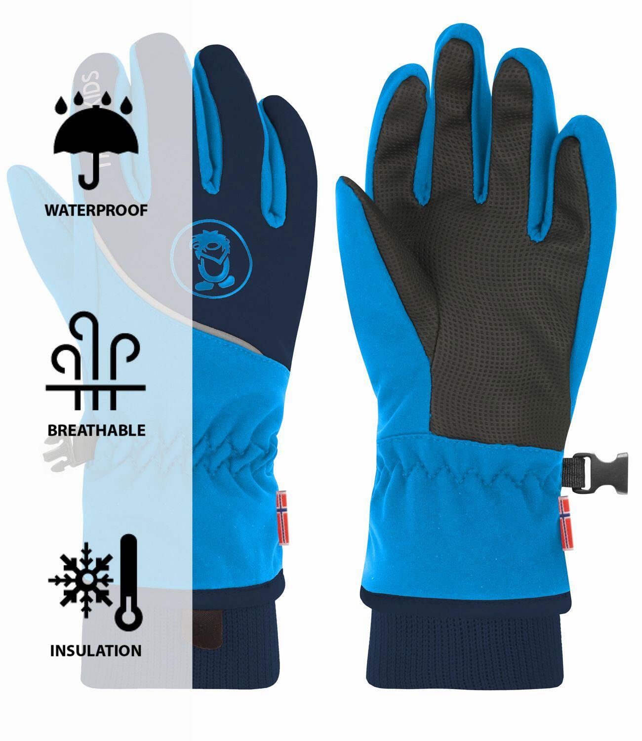 Gants enfants Trolltunga Bleu marine / Bleu moyen Taille 4,5 ; 7-8 ans 2/2