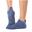 ToeSox Yoga No-Show Grip Socks teensokken - Navyblauw - Grip sokken