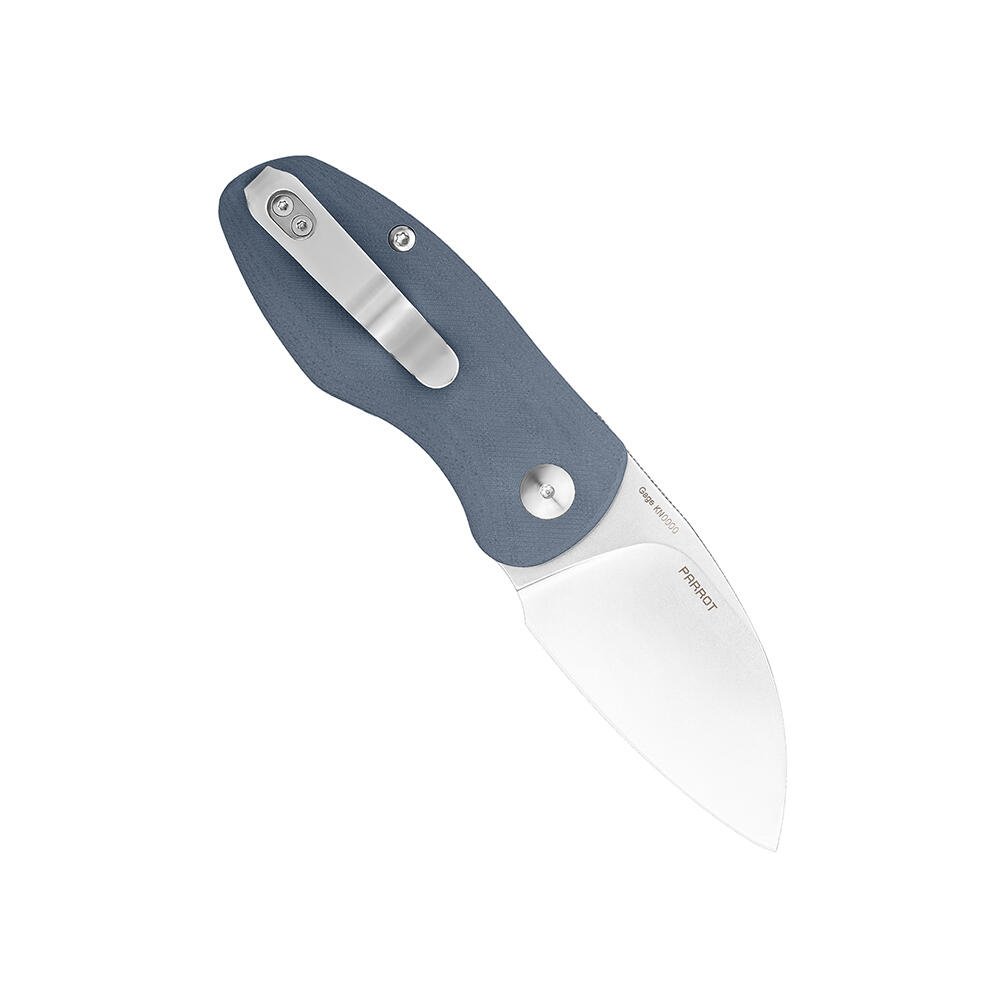 Navaja EDC Para Camping Y Caza, Olight Oknife Parrot, Azul, Cuchilla Plegable 4/5