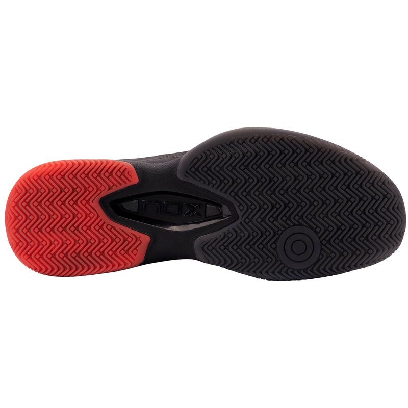 Zapatillas de pádel Nox AT10 LUX Negro/Rojo Unisex AGG