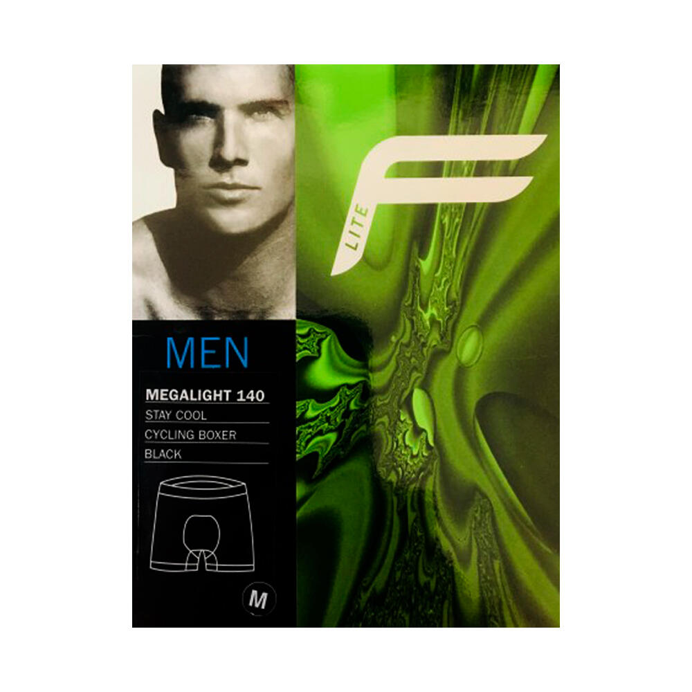 Short acolchoado respirável F-Lite masculino em preto 3/3