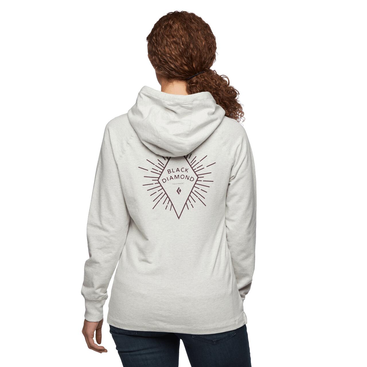 Bluza turystyczna z kapturem damska Black Diamond Rays Pullover Hoody 2/5
