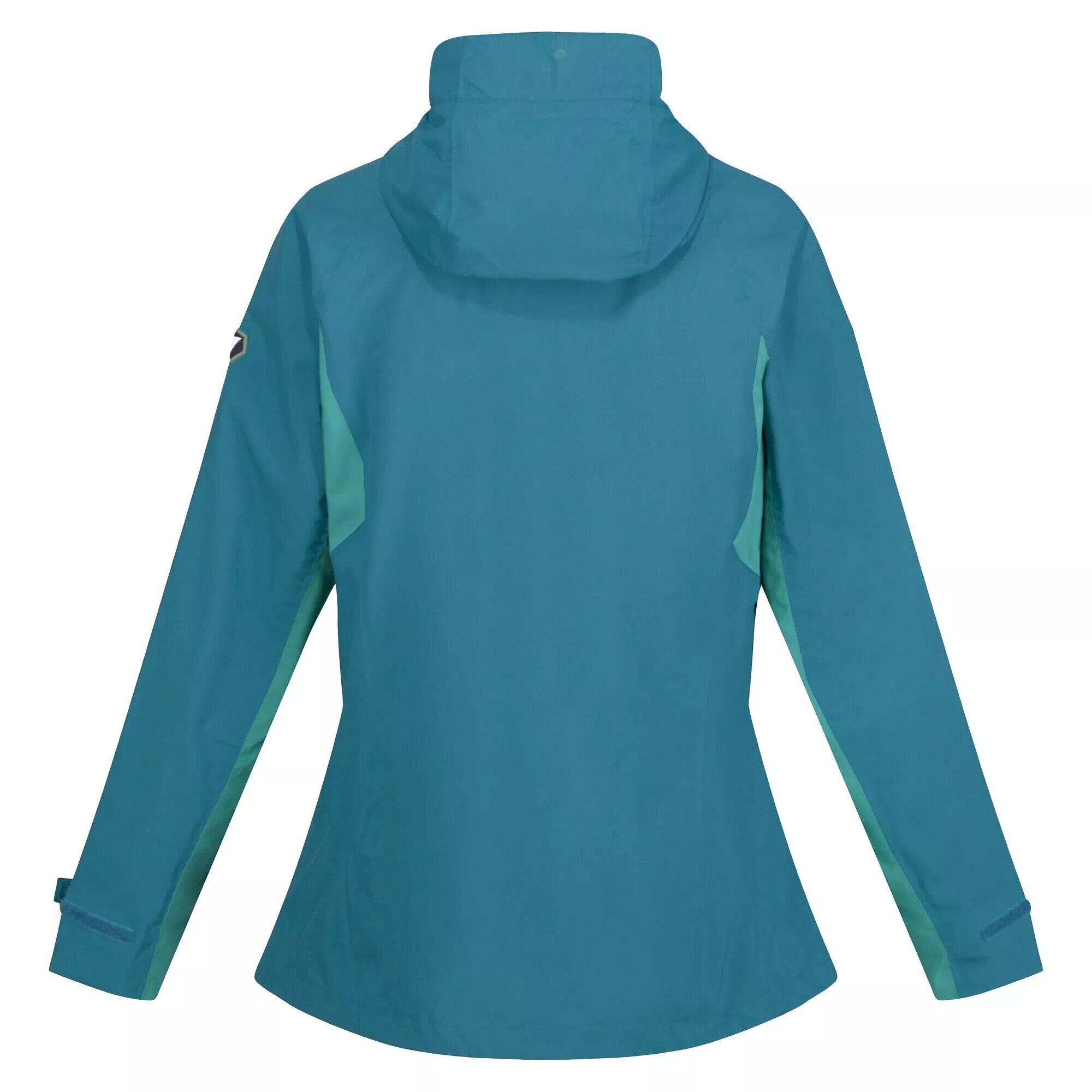 Womens/Ladies Britedale Waterproof Jacket (Turquoise/Enamel) 3/5
