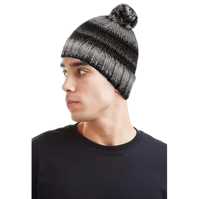 Gorro Beanie Frosty VI de Punto para Mujer Negro