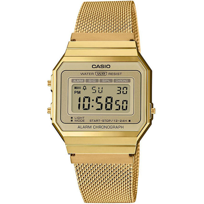 Relógio Casio Vintage Iconic Dourado A700WEMG-9AEF Multidesporto Unisexo Dourado