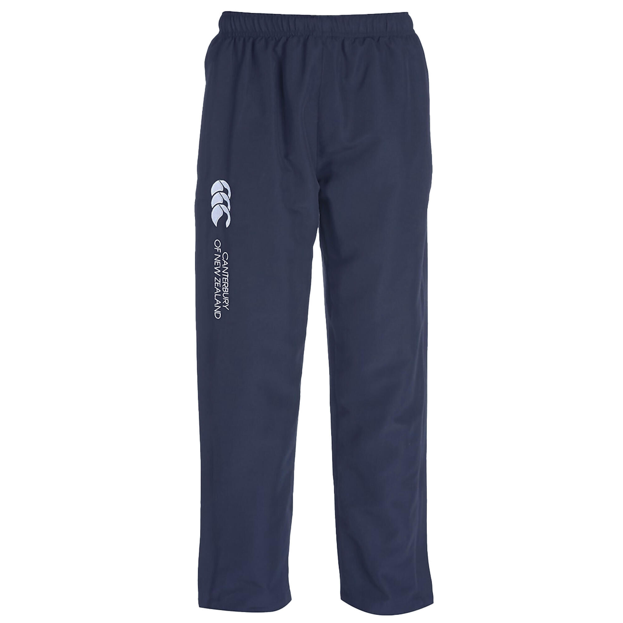 CANTERBURY Mens Open Hem Tracksuit Bottoms (Navy)