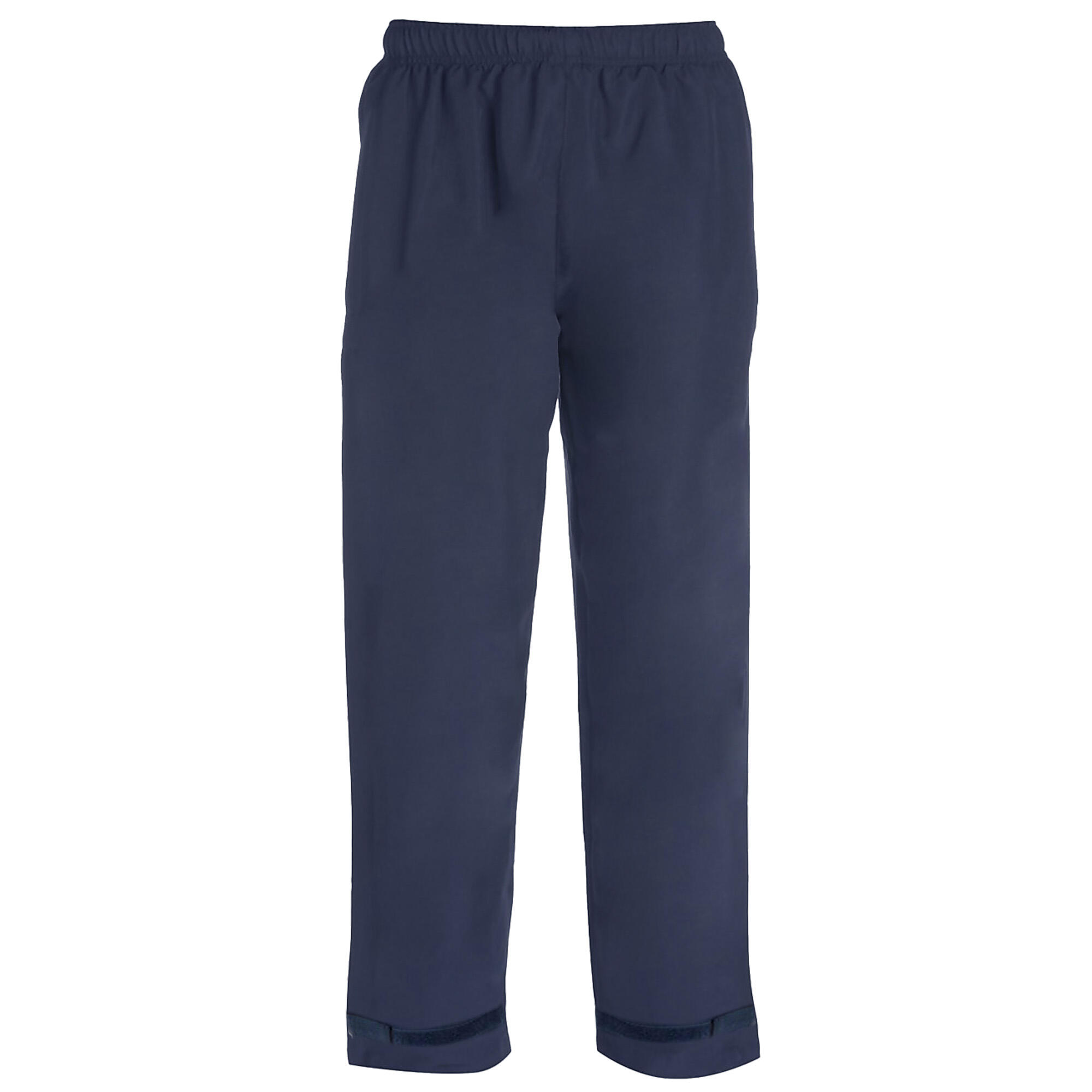 Mens Open Hem Tracksuit Bottoms (Navy) 2/3