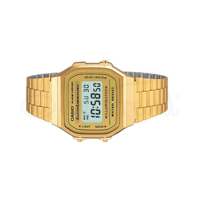 Relógio Casio A168WG-9EF Retrô Dourado Multidesporto Unisexo Dourado
