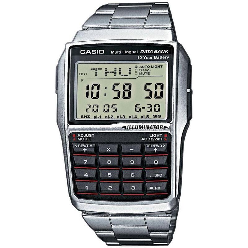Relógio Casio Databank DBC-32D-1ADF Multidesporto Unisexo Prateado