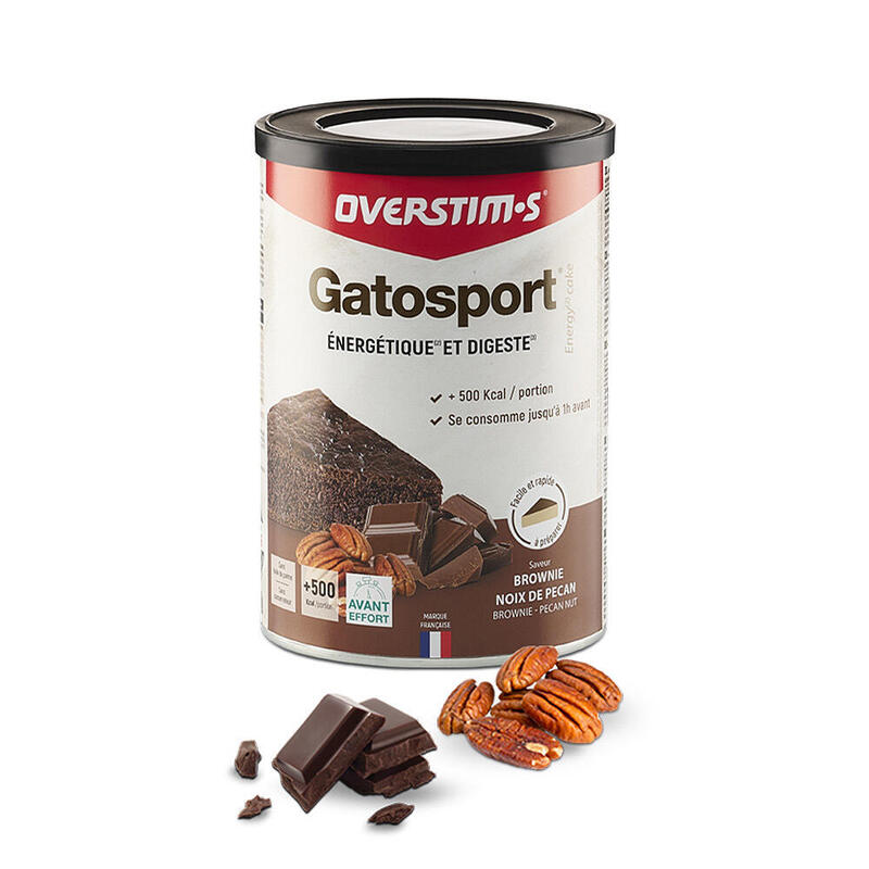 Gâteau énergétique - Gatosport Brownie Chocolat-Noix de pécan - 400g