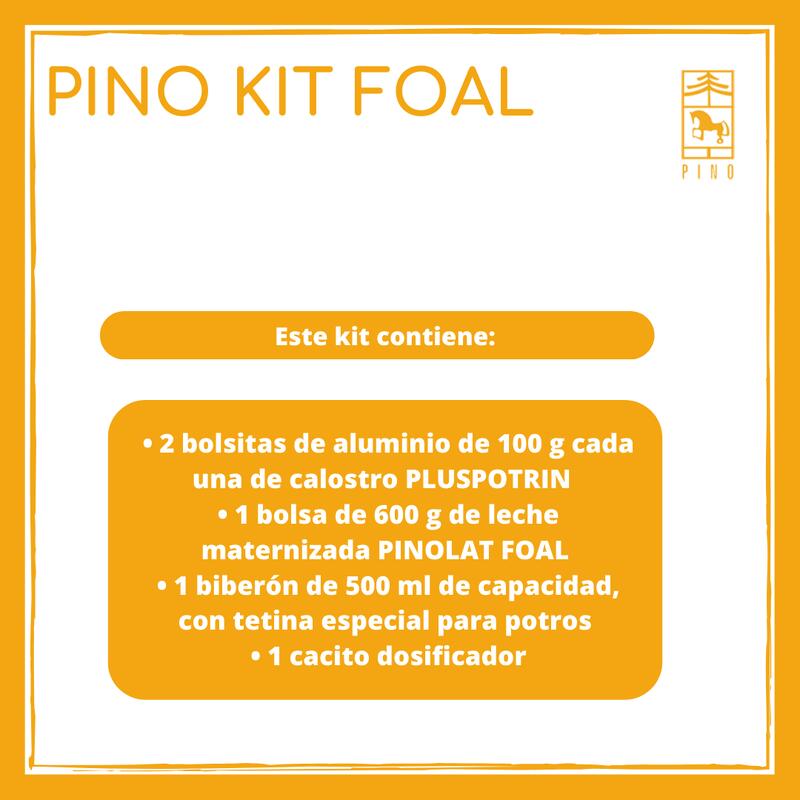 Kit Complemento alimenticio potros con leche con calostro Pinokit Foal