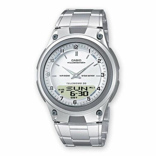 CASIO Relógio Casio AW-80D-7AVCB Multidesporto Unisexo Prateado