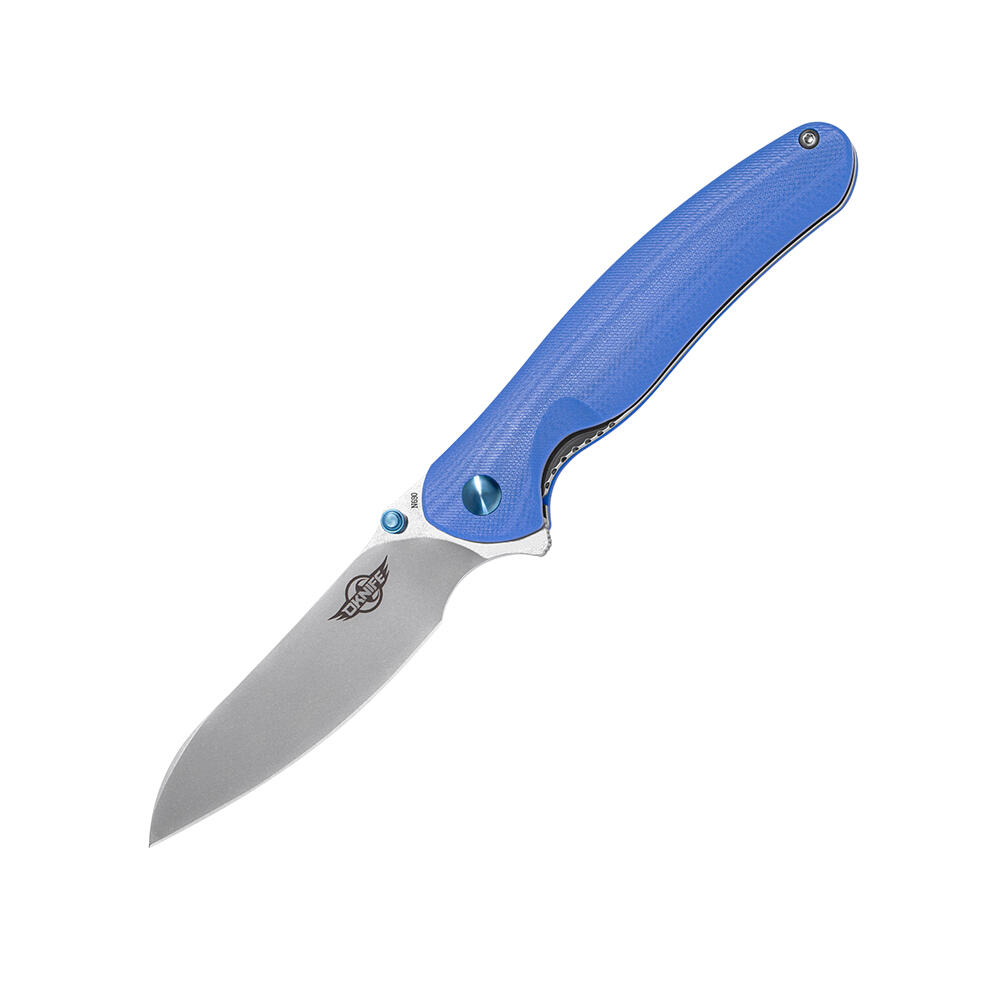 Navaja De Bolsillo EDC, Olight Oknife Drever, Azul, Acero N690, Mango G10 4/7