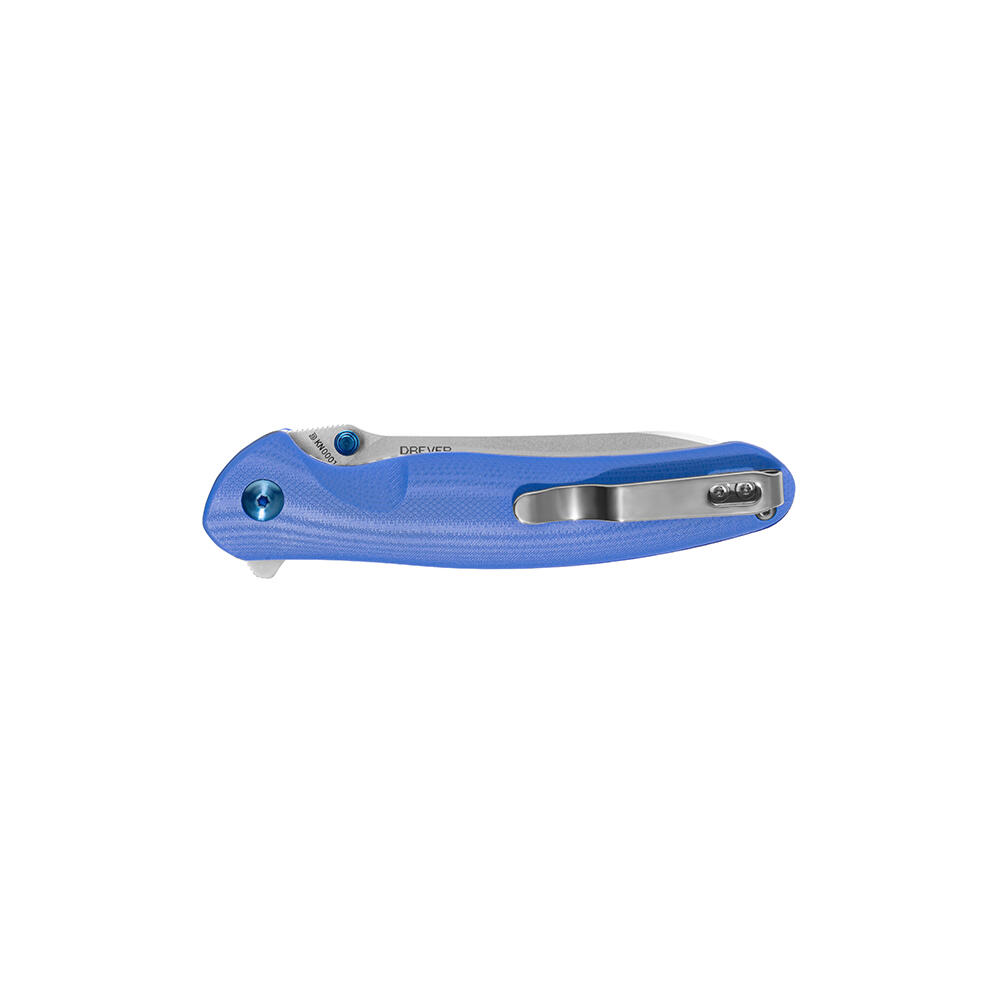 Navaja De Bolsillo EDC, Olight Oknife Drever, Azul, Acero N690, Mango G10 6/7