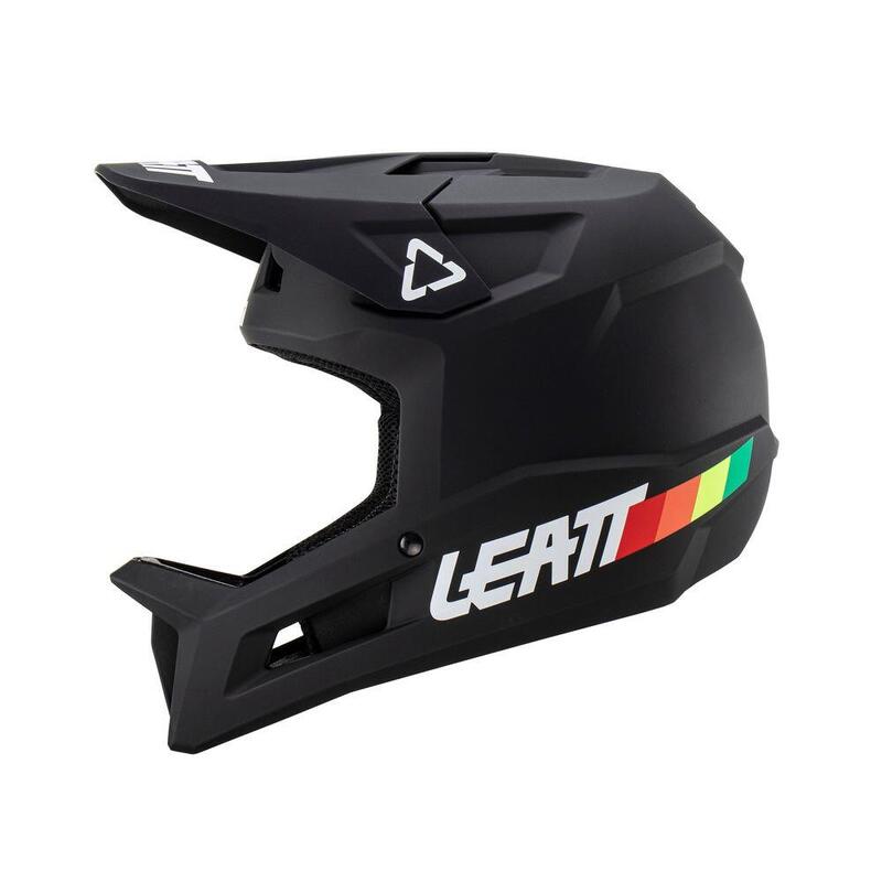 Casco Bicicleta Ciclismo Integral Descenso y Montaña Ges Negro Gris Talla L