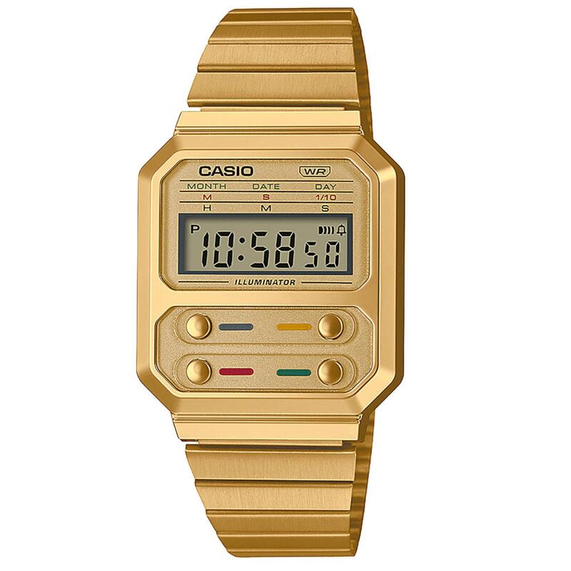 Relógio Casio A100WEG-9AEF Multidesporto Unisexo Dourado