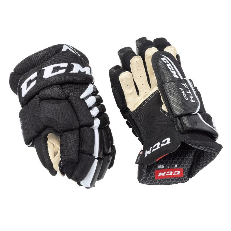 Eishockeyhandschuh Schwarz/weiß Juniors CCM JETSPEED FT4 PRO