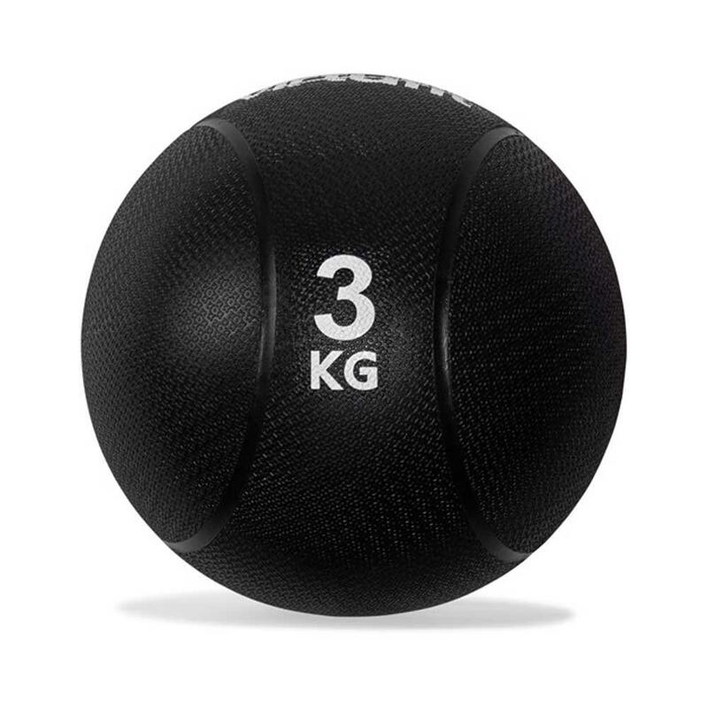 Balón Medicinal - Caucho - Negro - 3 Kg