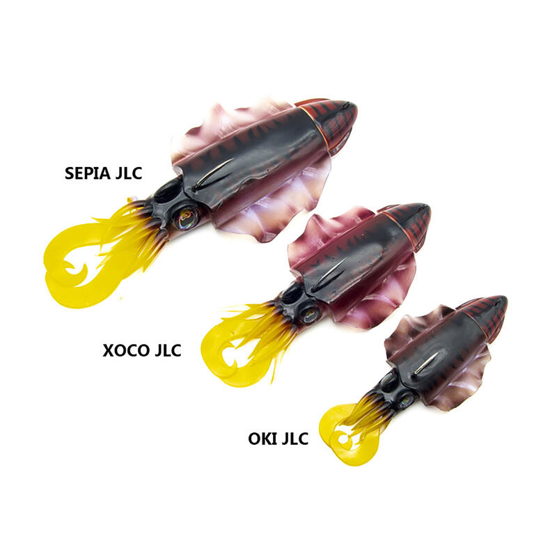 Vinilo Pesca Jigging Spinning JLC XOCO 90 gr Red shiny rojo brillos