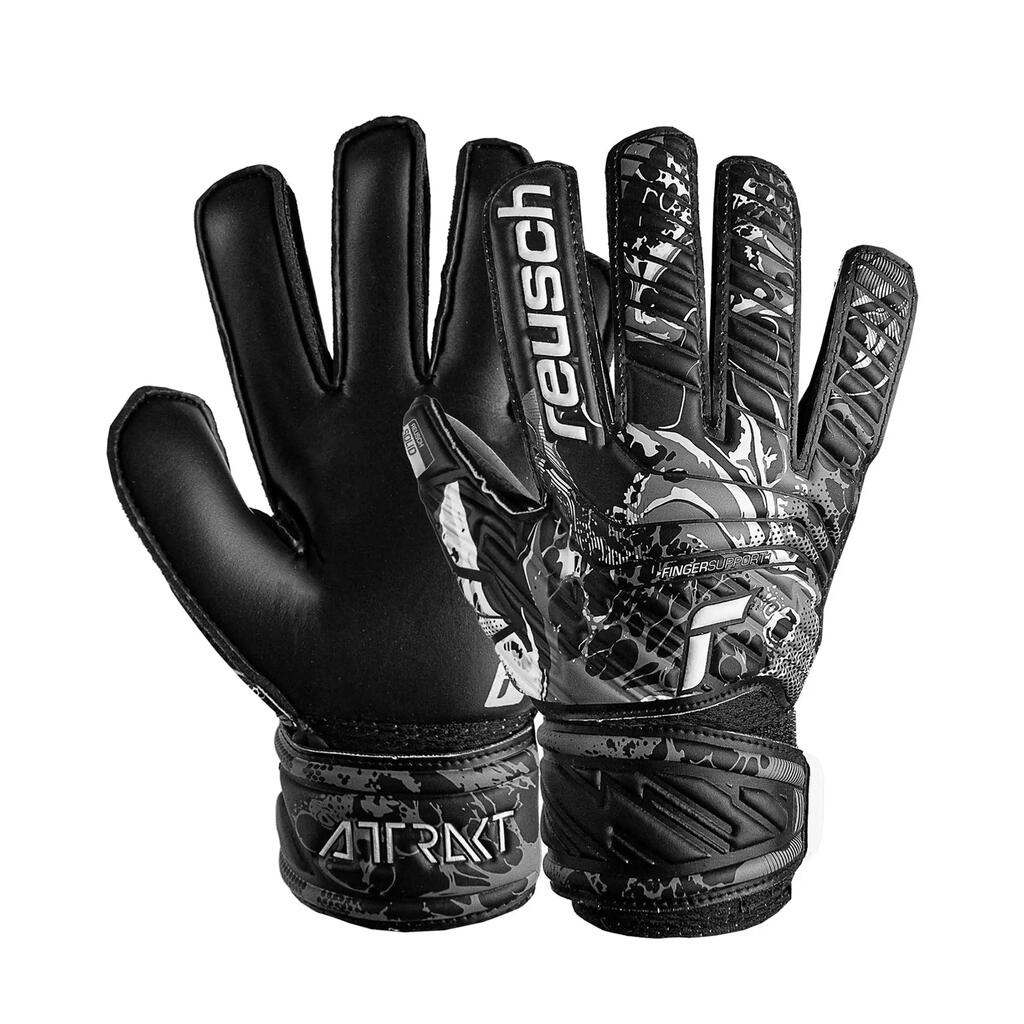 Reusch Attrakt Solid Finger Support Junior Goalkeeper Gloves