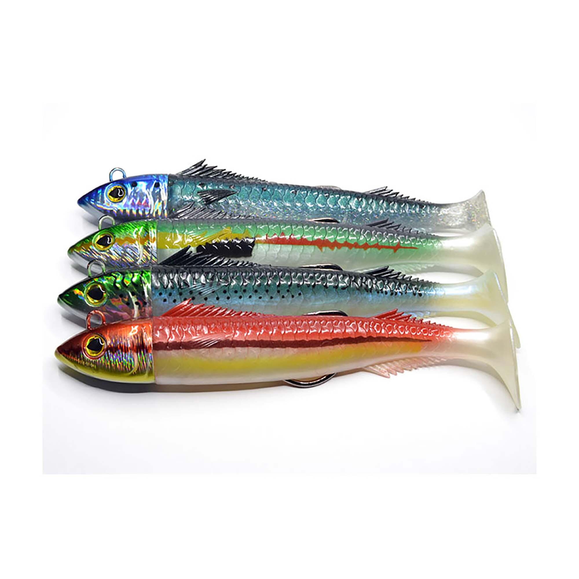 Vinilo Pesca Jigging Spinning JLC REAL FISH 150 gr sardina 2/3