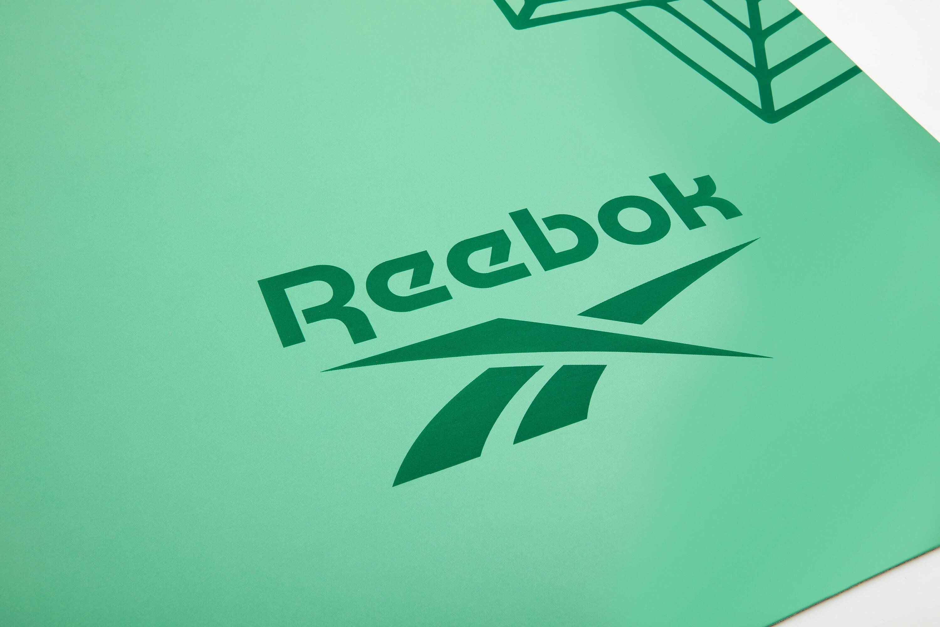 Tapis de yoga Reebok en caoutchouc naturel, vert mandala 4/4
