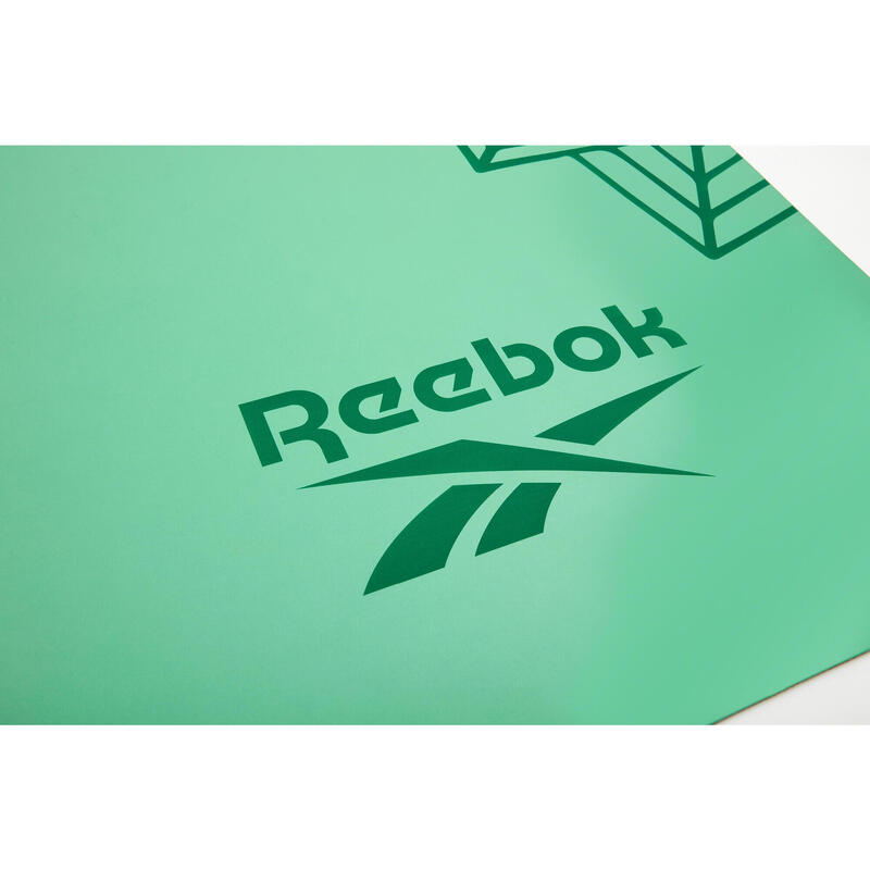 Reebok Yogamatte Natural Rubber, Mandala Grün