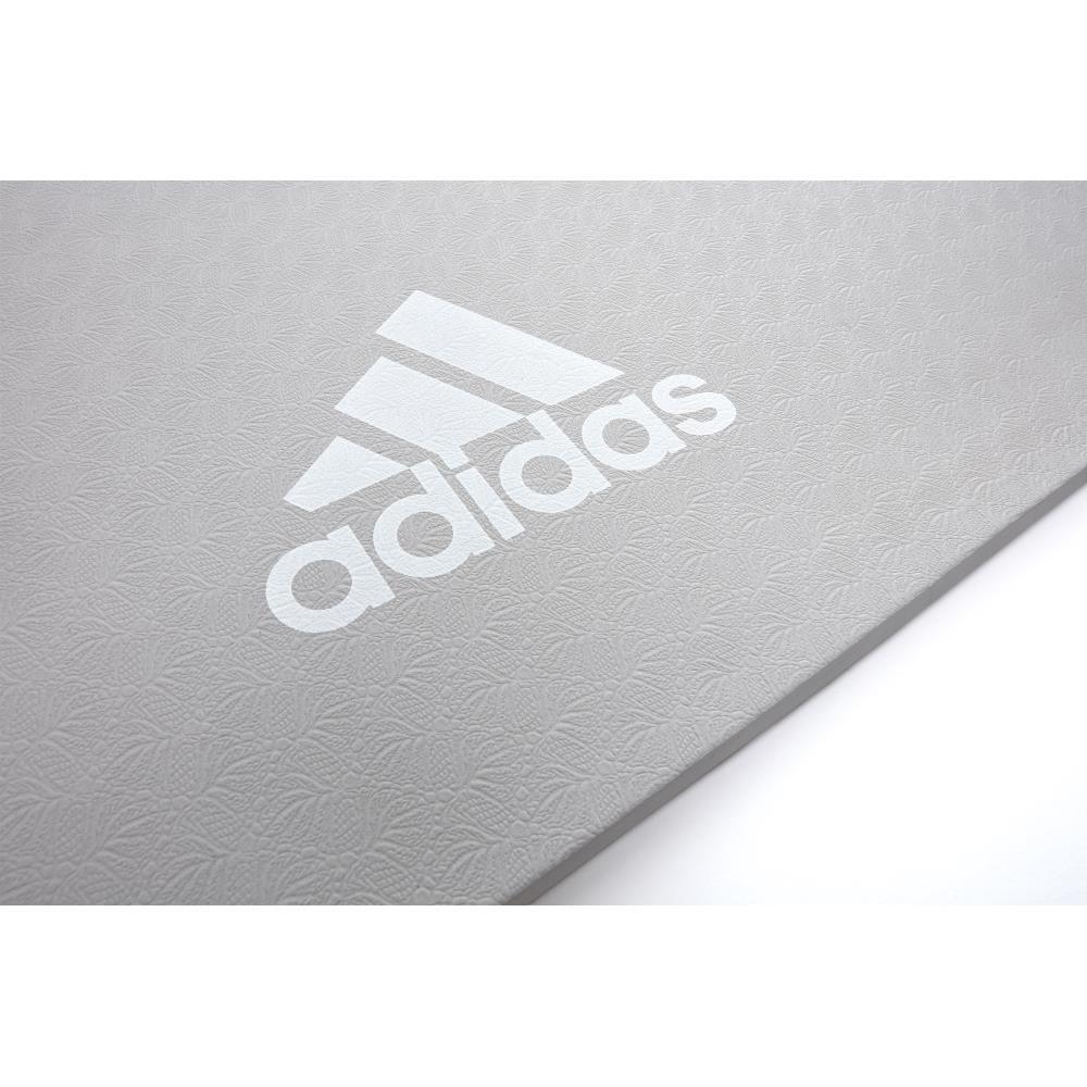 Tapis de fitness et de yoga Adidas, 8 mm, gris 3/5