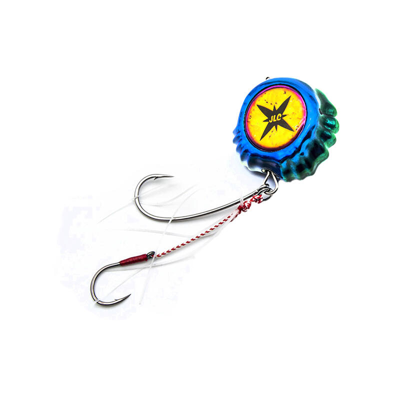 Jig Tai Rubber Kabura Tenya Jigging JLC Nautilus 2.0 300 g Verde Azul