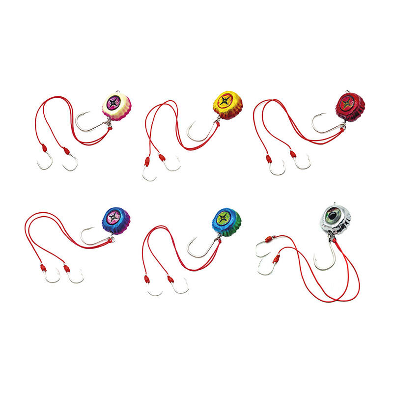 Jig Pesca Al Vivo Live Kab Jigging JLC Nautilus 2.0 100 g Oro Rojo