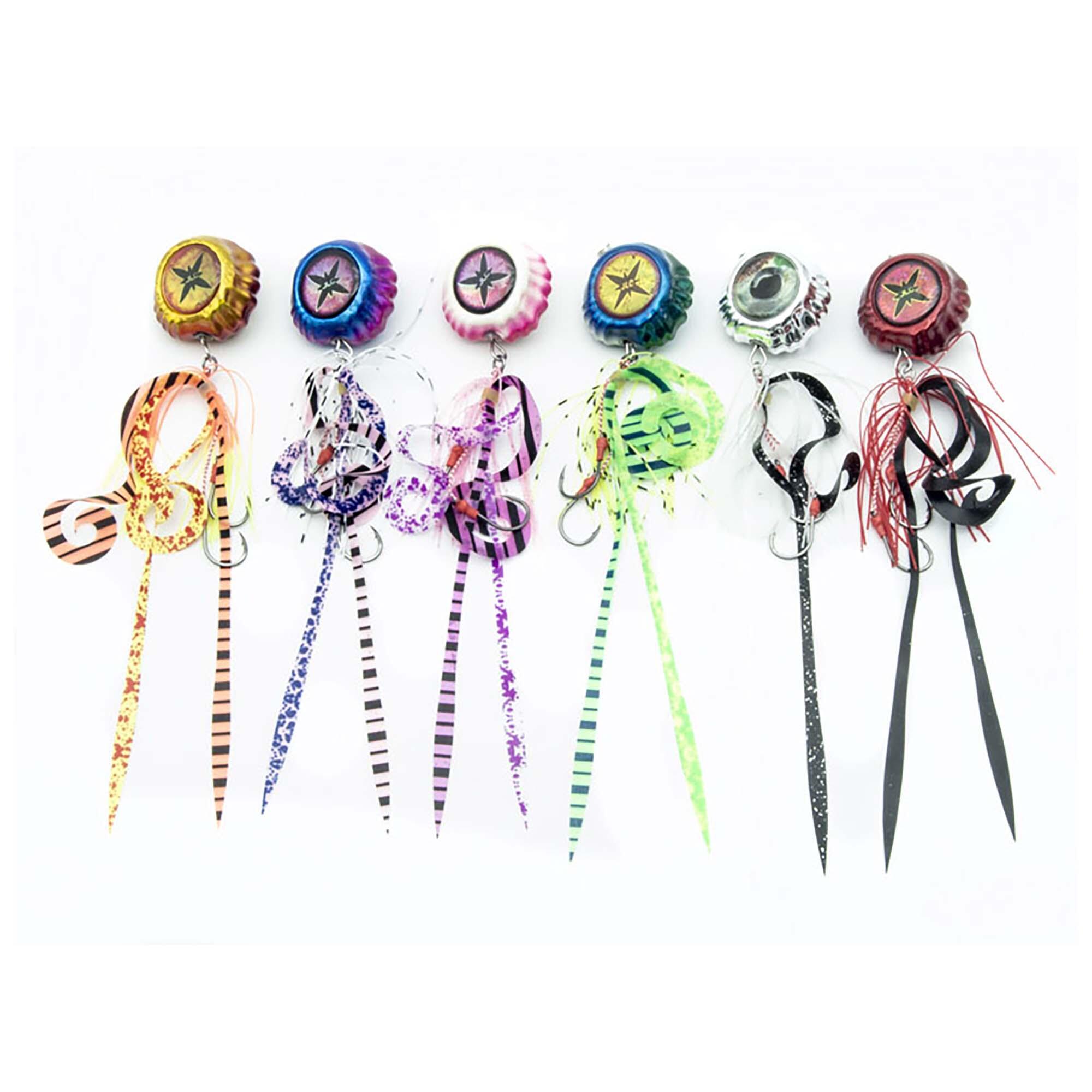 Jig Tai Rubber Kabura Jigging JLC Nautilus 2.0 300 g Rosa Azul 2/3