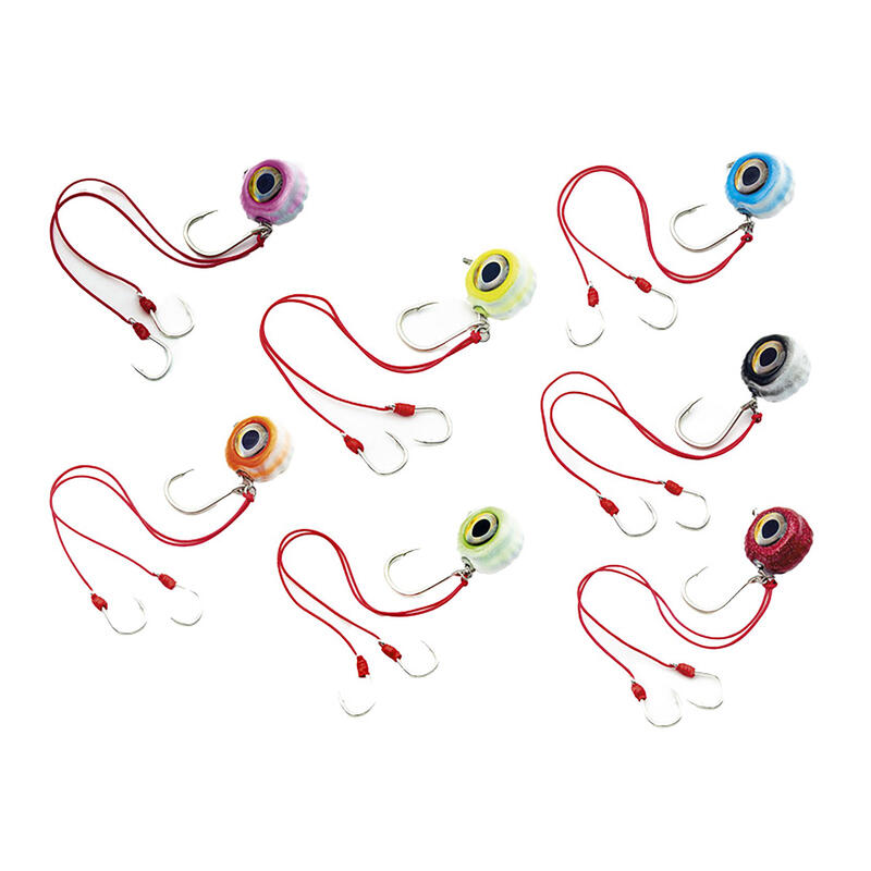 Jig Pesca al Vivo Live Kab Jigging JLC Nautilus 1.0 200 g Rojo Brillos