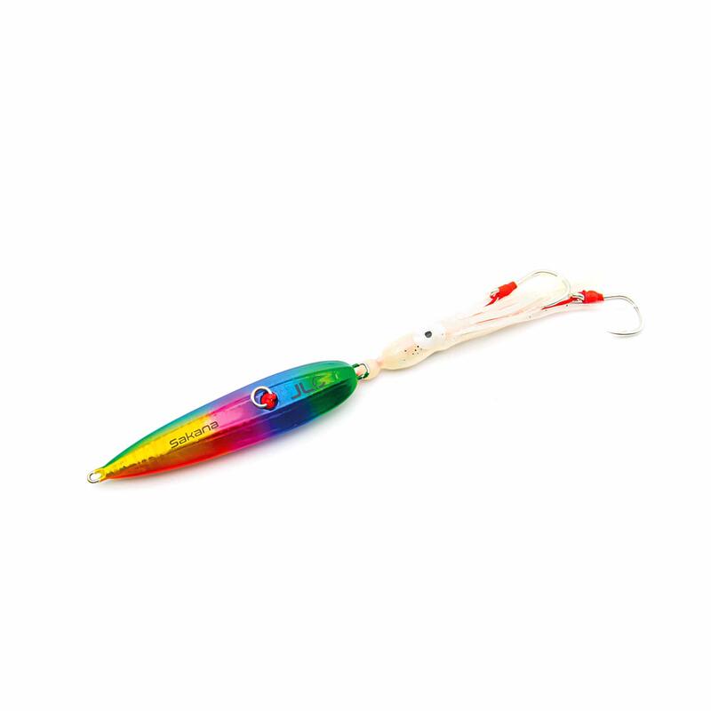 Inchiku Jig Sakana JLC Montaje Pulpito 350 g Rainbow #5