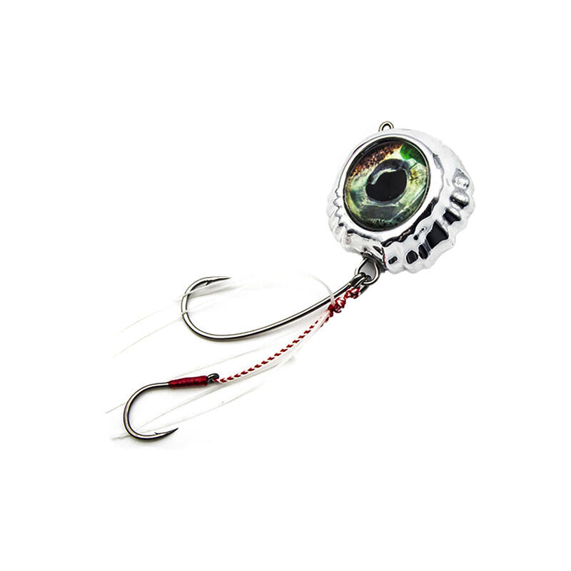 Jig Tai Rubber Kabura Tenya Jigging JLC Nautilus 2.0 250 g Plata Glow