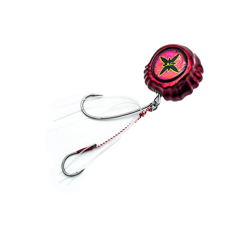 Jig Tai Rubber Kabura Tenya Jigging JLC Nautilus 2.0 250 g Rojo Brillos