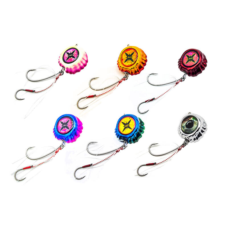 Jig Tai Rubber Kabura Tenya Jigging JLC Nautilus 2.0 300 gr rojo brillos