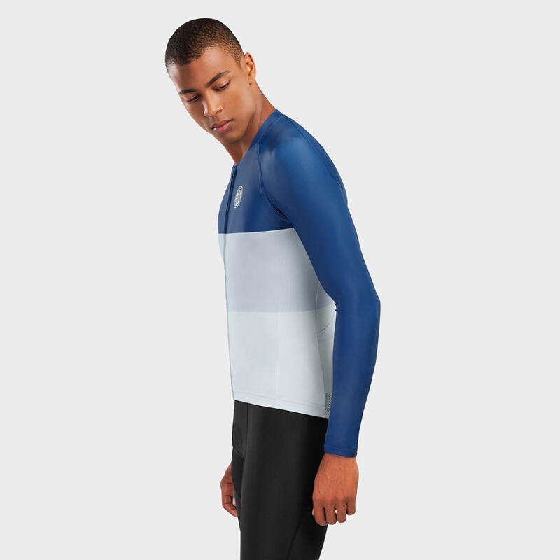 Camisola de ciclismo manga comprida homem M2 Grand Tour SIROKO Azul