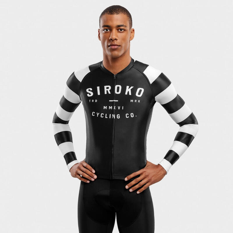 Camisola de ciclismo manga comprida homem M2 Summit SIROKO Preto