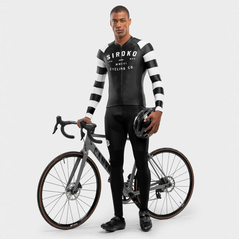 Camisola de ciclismo manga comprida homem M2 Summit SIROKO Preto