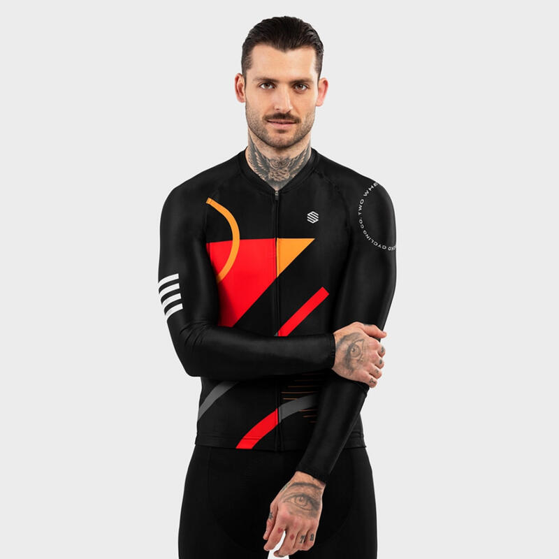 Maillot de manga larga hombre ciclismo M2 Arizona SIROKO Negro