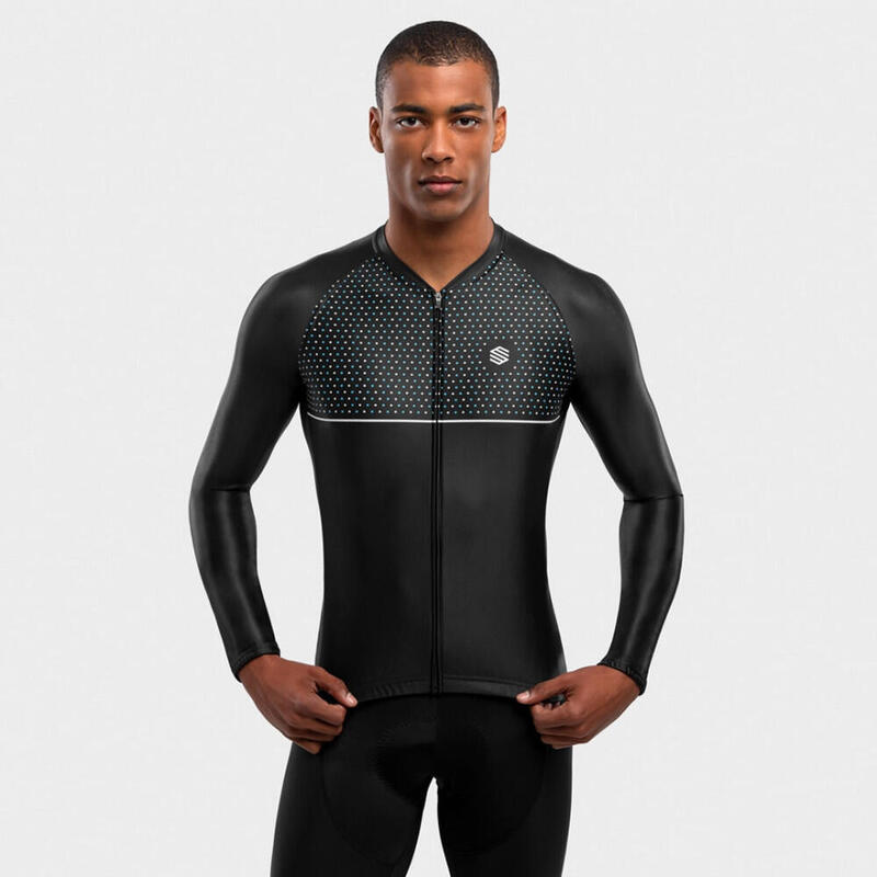 Herren Radsport langärmeliges radtrikot für M2 Climber SIROKO Schwarz