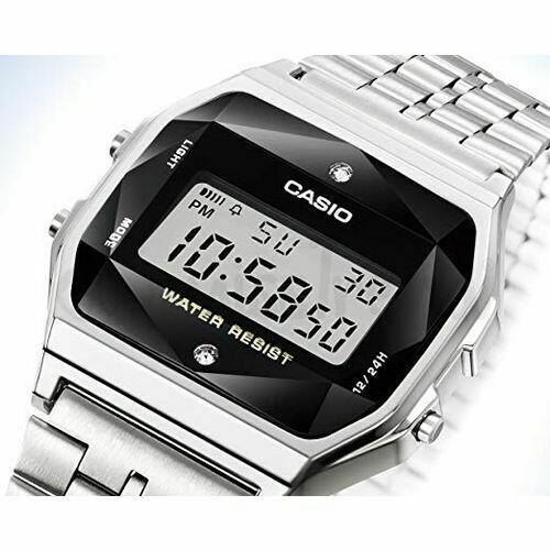 Relógio Casio A159WAD-1DF Diamond - Multidesporto Unisexo Prateado
