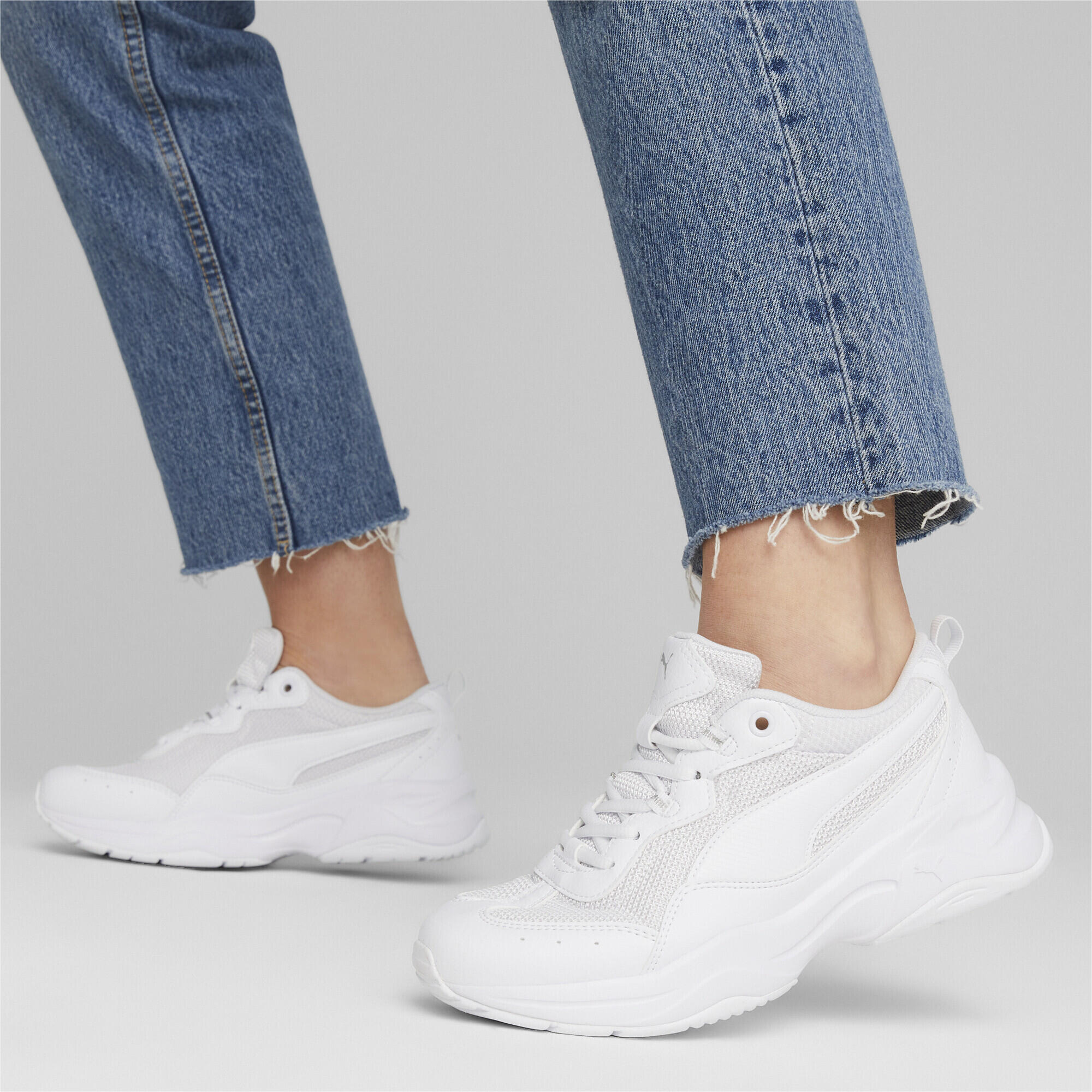 Cilia sportschoenen voor dames PUMA White Gray Violet Silver 2/7
